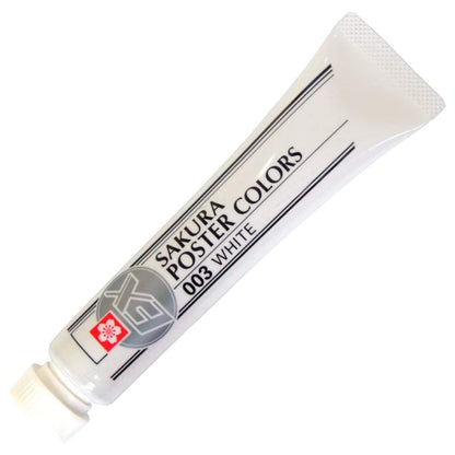 Sakura Crepas Japan Paint Poster Color 12Ml White P#003- Japan Figure Store - #1 Bring To You The Best Japanese Goods