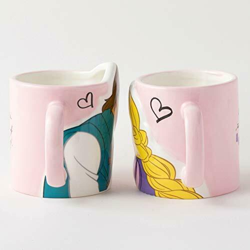 San Art Disney "tangled" Rapunzel And Flynn Ryder Kiss Pair Mug 300ml- Japan Figure Store - #1 Bring To You The Best Japanese Goods