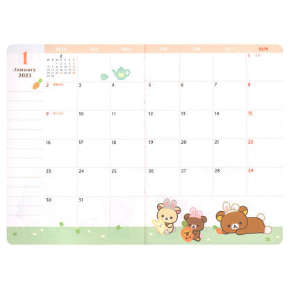 San-X Rilakkuma Notebook Me67111- Japan Figure Store - #1 Bring To You The Best Japanese Goods