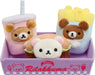 San-X Hamburger Stuffed Toy Set (Rilakkuma, Korilakkuma, Chai Roikoguma) Mf90801- Japan Figure Store - #1 Bring To You The Best Japanese Goods