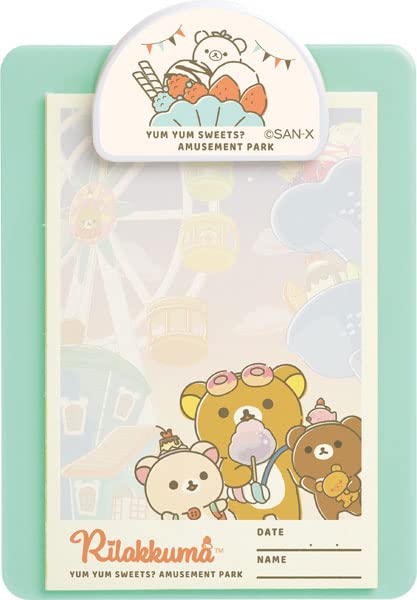 San-X Rilakkuma Binder Memo Gn - High-Quality Bound Notepad- Japan Figure Store - #1 Bring To You The Best Japanese Goods