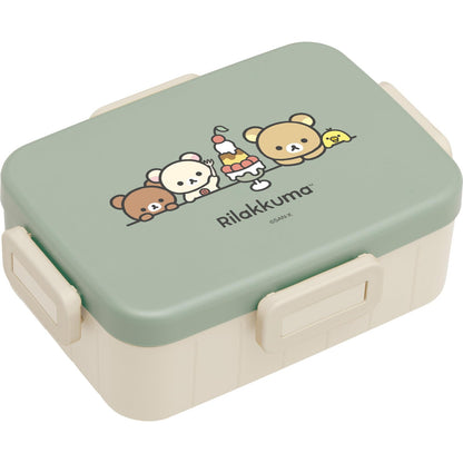 San-X Rilakkuma 4-Point Secure Lock Lunch Box Ka23101- Japan Figure Store - #1 Bring To You The Best Japanese Goods