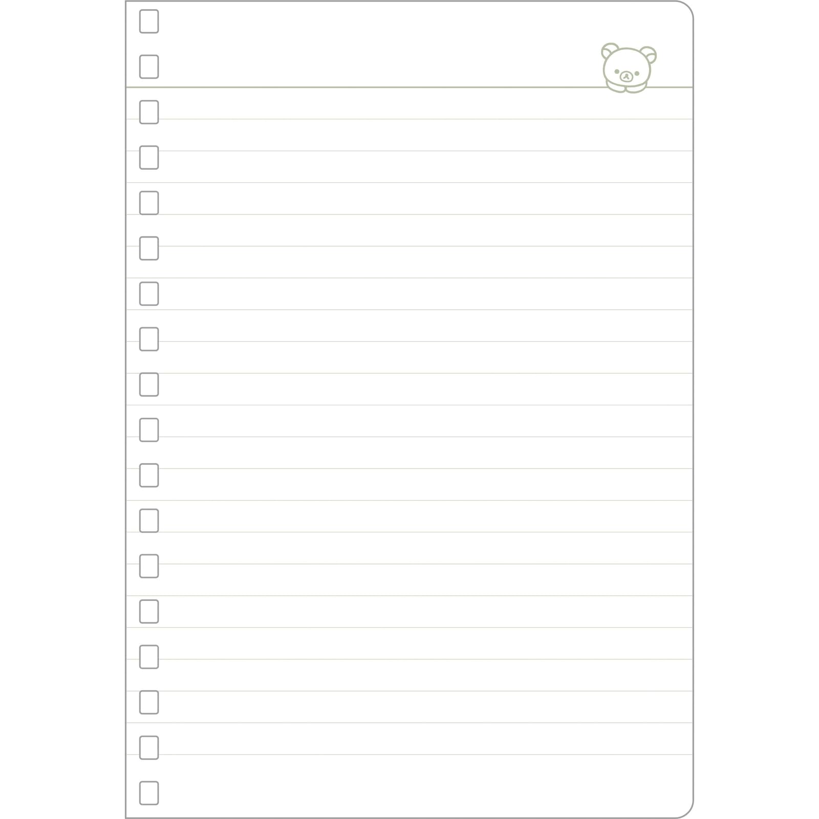 San-X Rilakkuma B6 Size Notebook Standard Pages NY38502- Japan Figure Store - #1 Bring To You The Best Japanese Goods