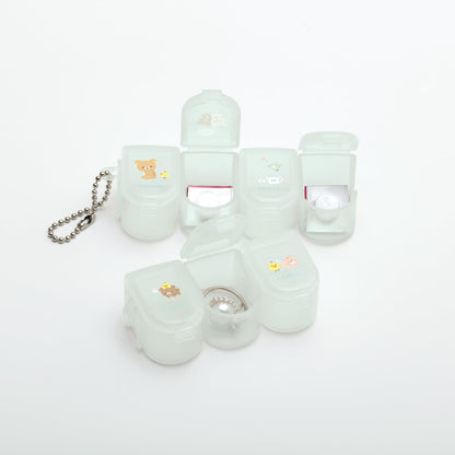 San-X Green Rilakkuma Character Mix Pill Case FB54401- Japan Figure Store - #1 Bring To You The Best Japanese Goods