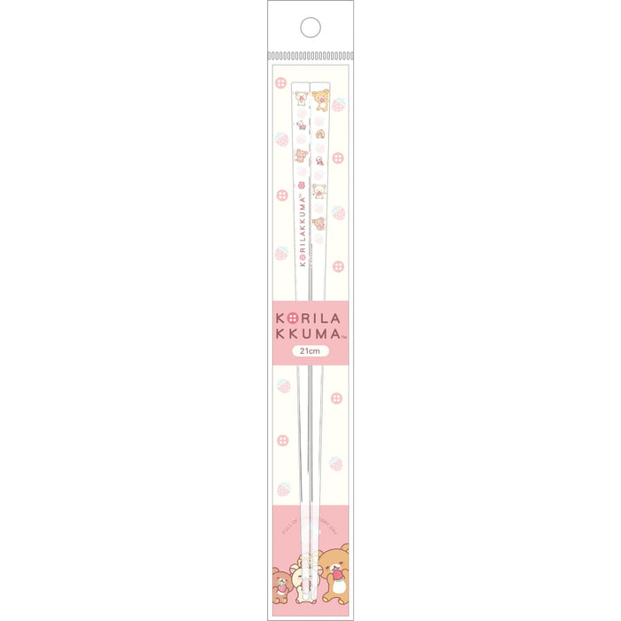 San-X Rilakkuma Clear Chopsticks 1 Size Approx 21cm Length Item Ka24802 2024-02- Japan Figure Store - #1 Bring To You The Best Japanese Goods