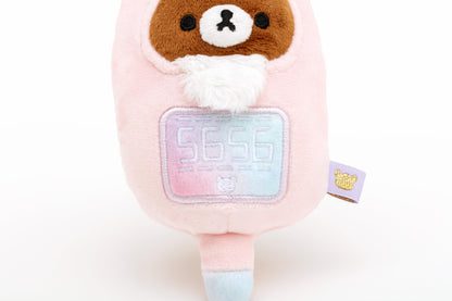 San-X Rilakkuma Doctor Plush Toy with Thermometer Key Chain 5.5x6.5x12.5cm Ages 6+- Japan Figure Store - #1 Bring To You The Best Japanese Goods