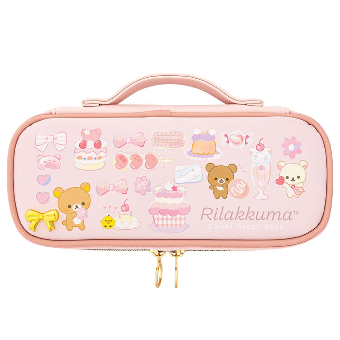San-X Rilakkuma Pencil Case Compact Pen Pouch Pt14301 for School and Office- Japan Figure Store - #1 Bring To You The Best Japanese Goods