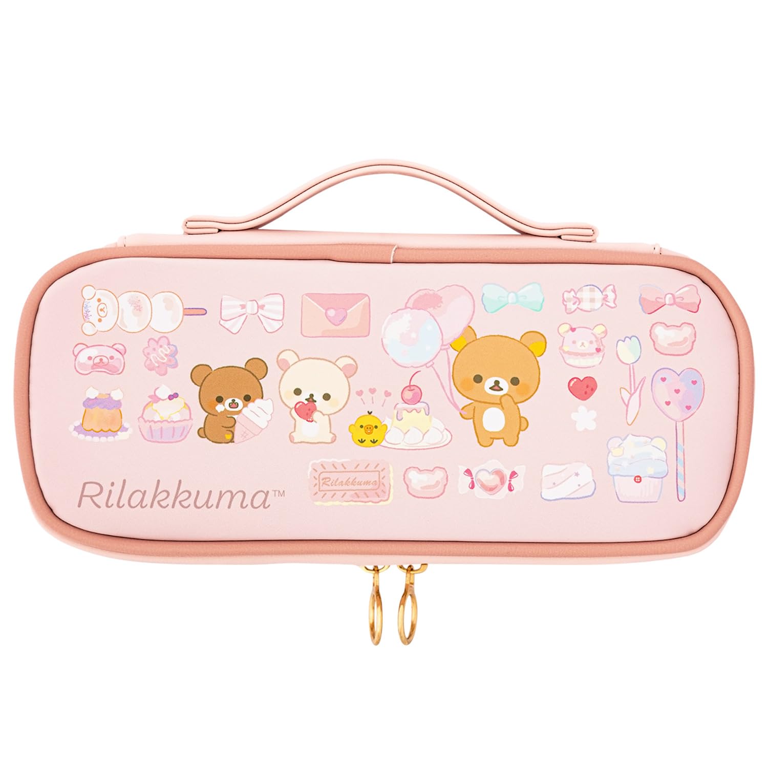 San-X Rilakkuma Pencil Case Compact Pen Pouch Pt14301 for School and Office- Japan Figure Store - #1 Bring To You The Best Japanese Goods