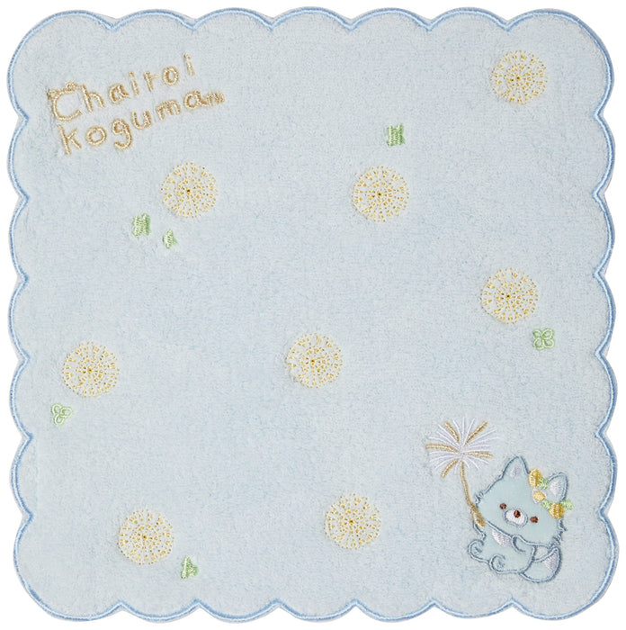 San-X Rilakkuma Dandelion and Hamsters Mini Towel Antibacterial Deodorizing Blue - Wolf- Japan Figure Store - #1 Bring To You The Best Japanese Goods