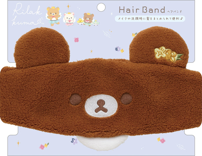 San-X Rilakkuma Swan and Golden Flower Hair Band - Model CM40101- Japan Figure Store - #1 Bring To You The Best Japanese Goods