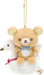 San-X Rilakkuma Hanging Plush Swan & Golden Flower MF86501- Japan Figure Store - #1 Bring To You The Best Japanese Goods