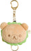 San-X Rilakkuma Plush Hamburger Reel Keychain Ay29101- Japan Figure Store - #1 Bring To You The Best Japanese Goods