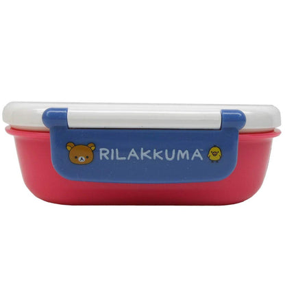 San-X White Rilakkuma Compact Lunch Box Ky71901 - Ideal for Tight Spaces- Japan Figure Store - #1 Bring To You The Best Japanese Goods