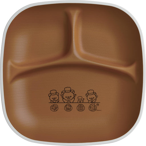 San-X Rilakkuma Wood Grain Square Plate for Home and Kitchen- Japan Figure Store - #1 Bring To You The Best Japanese Goods