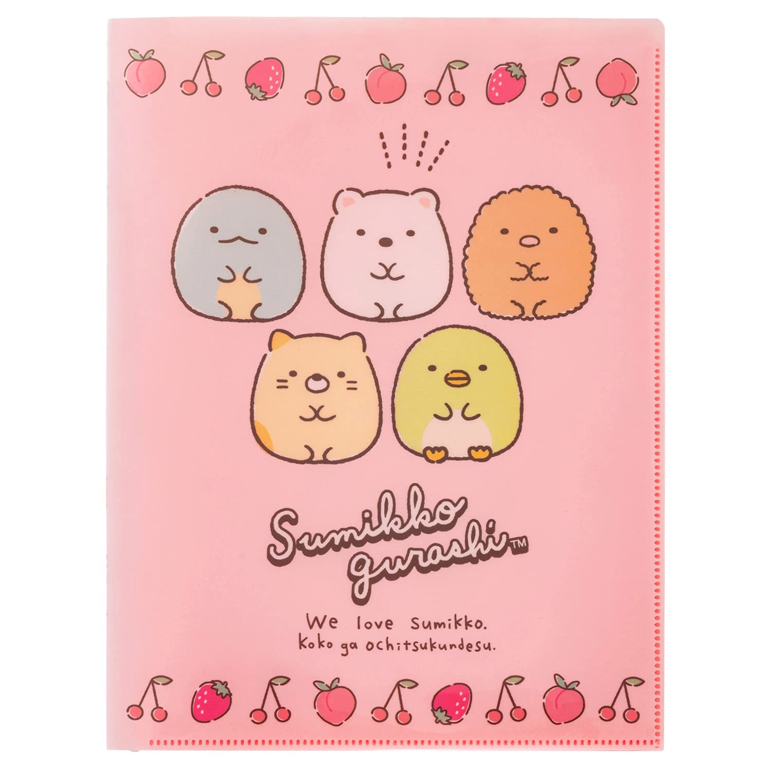 San-X Sumikko Gurashi Clear Folder 10 Pockets B Pattern Fa03004- Japan Figure Store - #1 Bring To You The Best Japanese Goods