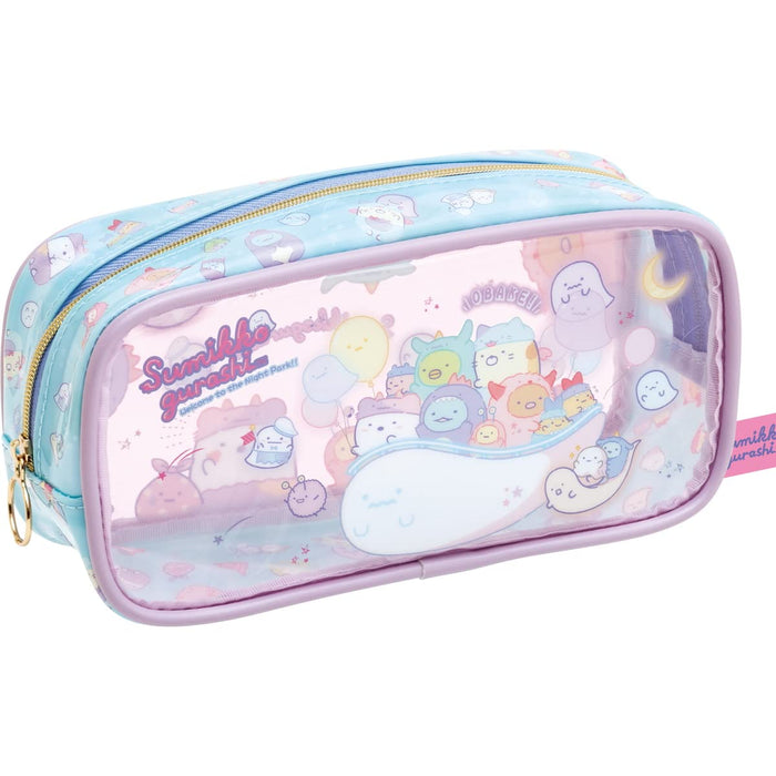 San-X Sumikko Gurashi Ghost Night Park Clear Pen Pouch Pt07901- Japan Figure Store - #1 Bring To You The Best Japanese Goods
