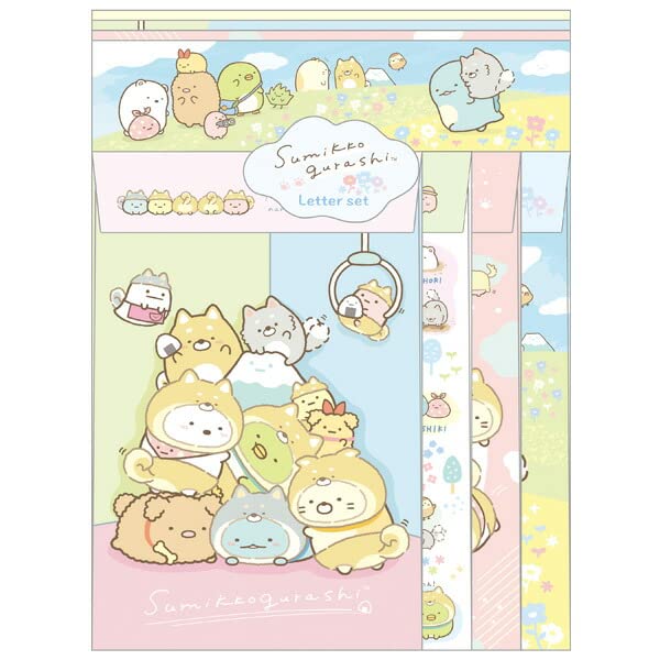 Dog Play Series Letter Set by San-X Sumikko Gurashi Model Lh74501- Japan Figure Store - #1 Bring To You The Best Japanese Goods