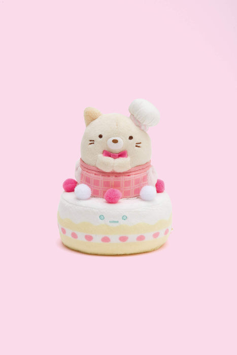 SAN-X Sumikko Gurashi Oshigoto-Gokko Series Hand Sized Plush Doll Set Cake And Neko Cake Shop- Japan Figure Store - #1 Bring To You The Best Japanese Goods