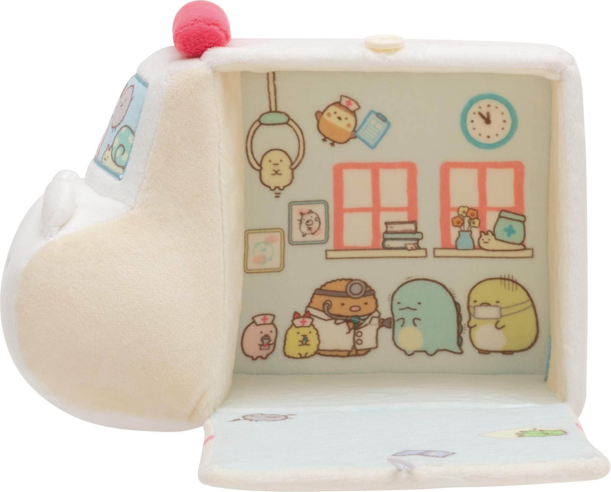 SAN-X Sumikko Gurashi Scene Plush Toy "Ambulance"- Japan Figure Store - #1 Bring To You The Best Japanese Goods