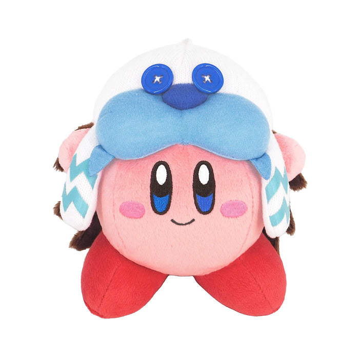 Sanei Boeki Kirby Of Stars Discovery Frost Ice Kirby Stuffed Toy (S) W14xD12xH15cm- Japan Figure Store - #1 Bring To You The Best Japanese Goods