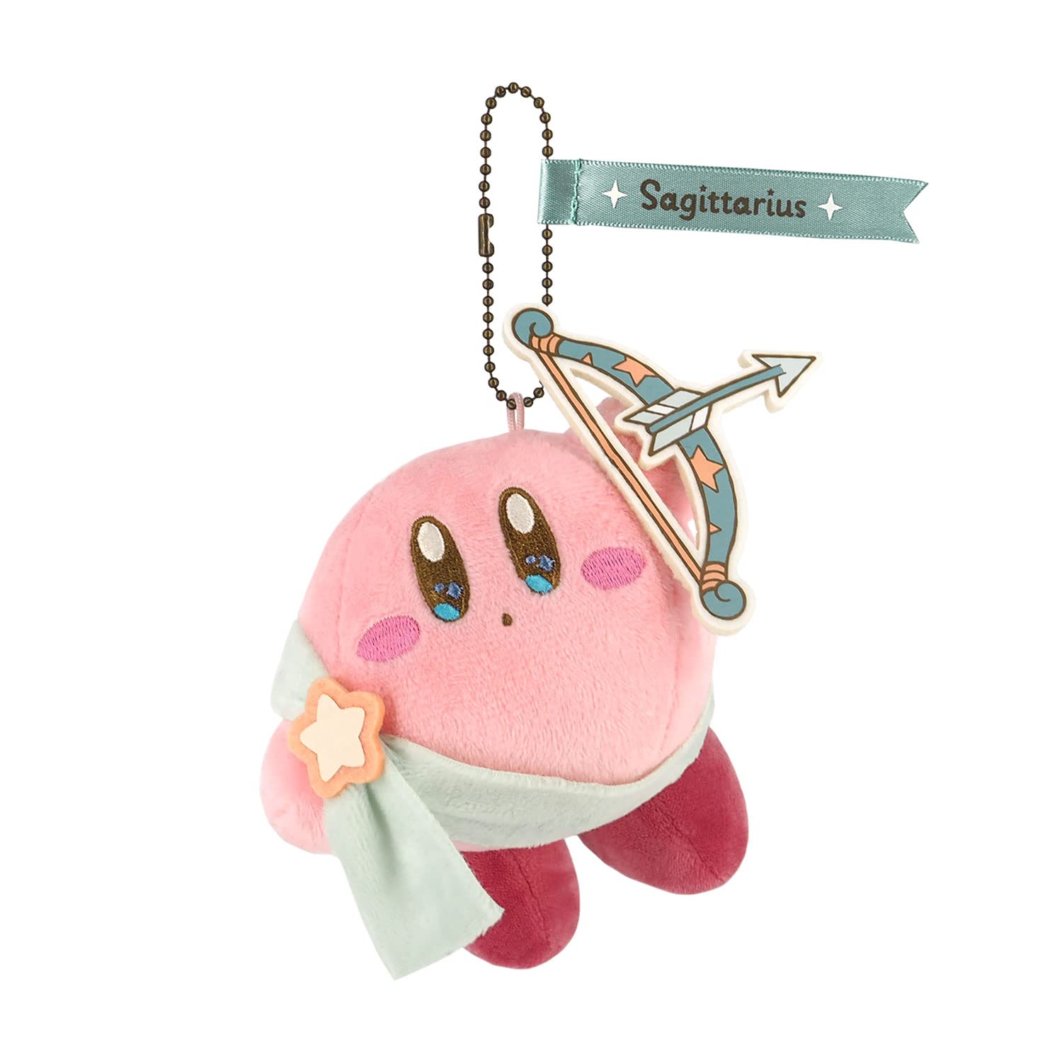 Sanei Boeki Kirby Stars Collection Sagittarius Mascot W10 x D8 x H12.5cm Stuffed Toy- Japan Figure Store - #1 Bring To You The Best Japanese Goods
