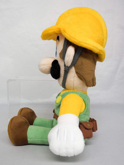 SAN-EI Super Mario Maker 2 Plush Doll Builder Luigi S- Japan Figure Store - #1 Bring To You The Best Japanese Goods