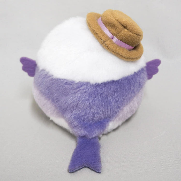 Sanei Boeki Tori Dango Lavender Shimaenaga Stuffed Toy W9xD8xH7cm- Japan Figure Store - #1 Bring To You The Best Japanese Goods