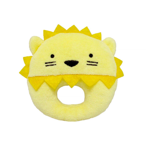 Sanei Boeki Plush Toy Lion Rattle W15xD2.5xH19.5cm- Japan Figure Store - #1 Bring To You The Best Japanese Goods