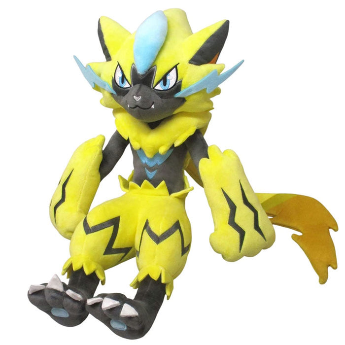 SAN-EI Pokemon All Star Collection Plush Doll Zeraora M- Japan Figure Store - #1 Bring To You The Best Japanese Goods