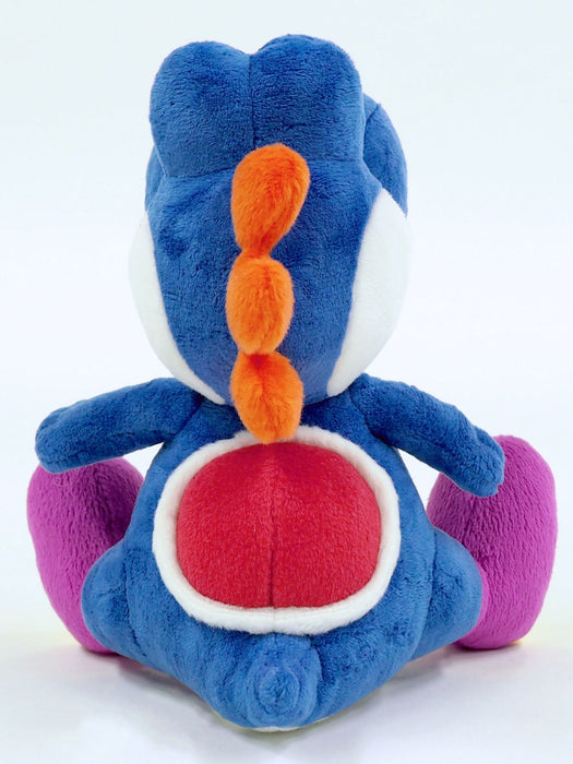 Super Mario All Star Collection Plush Doll Blue Yoshi S- Japan Figure Store - #1 Bring To You The Best Japanese Goods