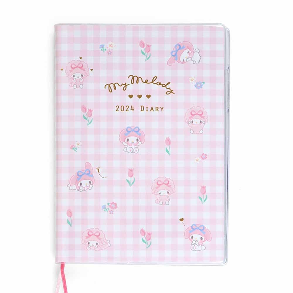 Sanrio My Melody B6 Block Type Diary 2024 703893 - Made In Japan- Japan Figure Store - #1 Bring To You The Best Japanese Goods