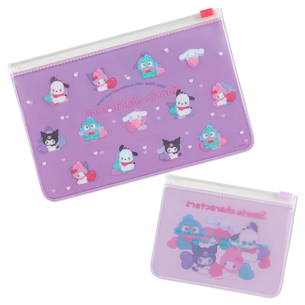 SANRIO Pvc Flat Pouch Set Emo Kyun- Japan Figure Store - #1 Bring To You The Best Japanese Goods