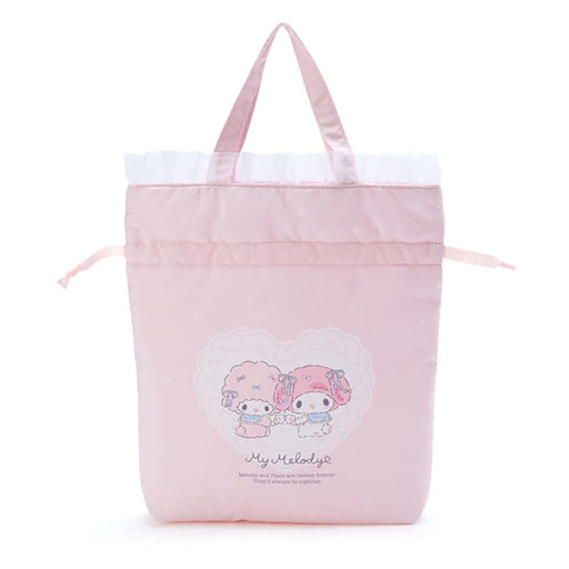 Sanrio My Melody Drawstring Handbag Anytime Pitto Japan 235415- Japan Figure Store - #1 Bring To You The Best Japanese Goods