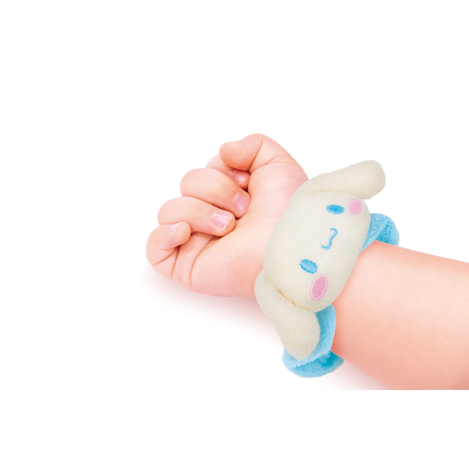 KAWADA Sanrio Baby Fluffy Wrist Rattle Cinnamoroll- Japan Figure Store - #1 Bring To You The Best Japanese Goods