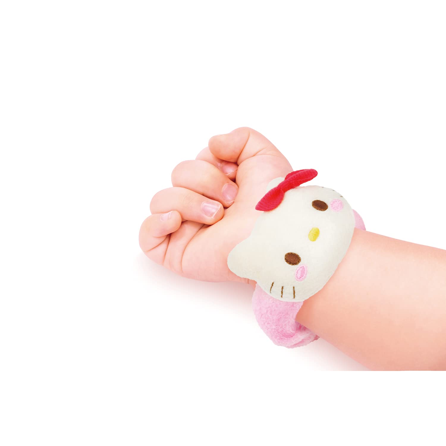 KAWADA Sanrio Baby Fluffy Wrist Rattle Hello Kitty- Japan Figure Store - #1 Bring To You The Best Japanese Goods