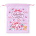 Sanrio Medium Drawstring Bag with Bonbon Ribon Strawberry Print- Japan Figure Store - #1 Bring To You The Best Japanese Goods