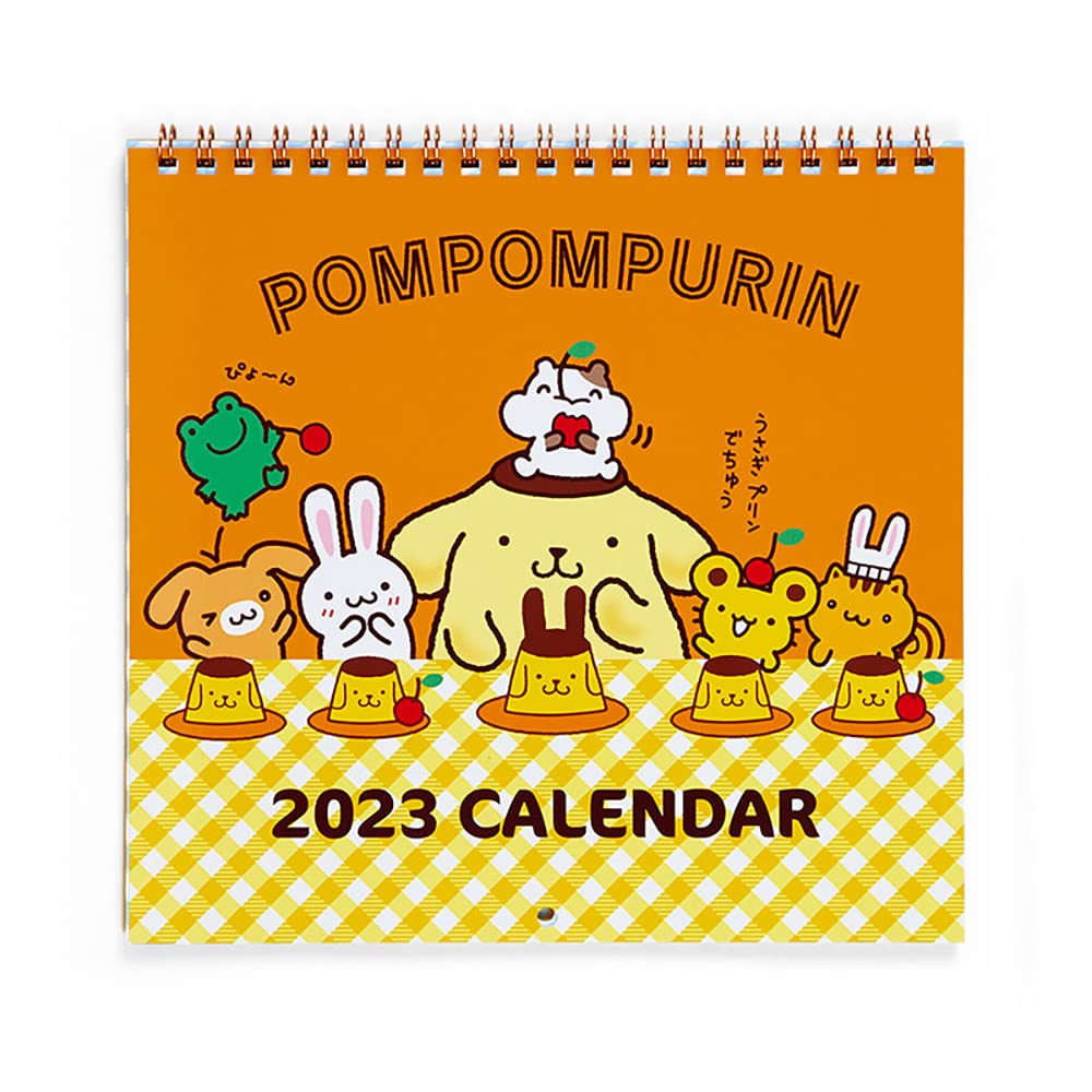 SANRIO Wall Calendar M 2023 Pom Pom Purin- Japan Figure Store - #1 Bring To You The Best Japanese Goods