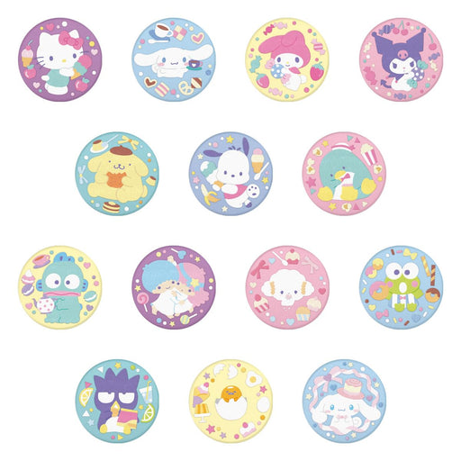 Bandai Sanrio Char Emb Can Badge Biscuit 2 Box 12- Japan Figure Store - #1 Bring To You The Best Japanese Goods