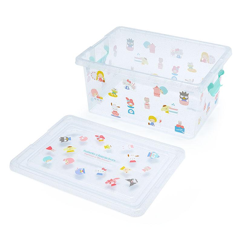 Sanrio Characters Storage Case L With Lid- Japan Figure Store - #1 Bring To You The Best Japanese Goods