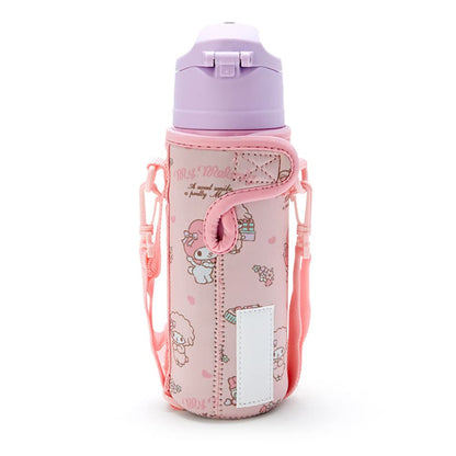 SANRIO Stainless Steel Water Bottle With Cover My Melody- Japan Figure Store - #1 Bring To You The Best Japanese Goods