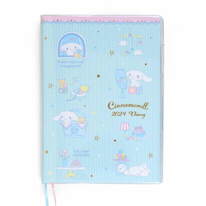 Sanrio Cinnamoroll B6 Diary Japan 2024 704113- Japan Figure Store - #1 Bring To You The Best Japanese Goods