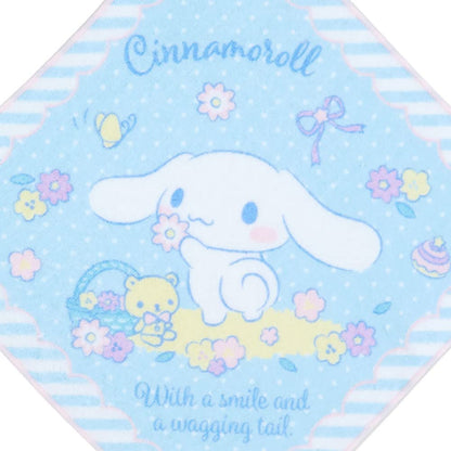 SANRIO Hand Towel With Loop Set 3 Pcs Cinnamoroll- Japan Figure Store - #1 Bring To You The Best Japanese Goods