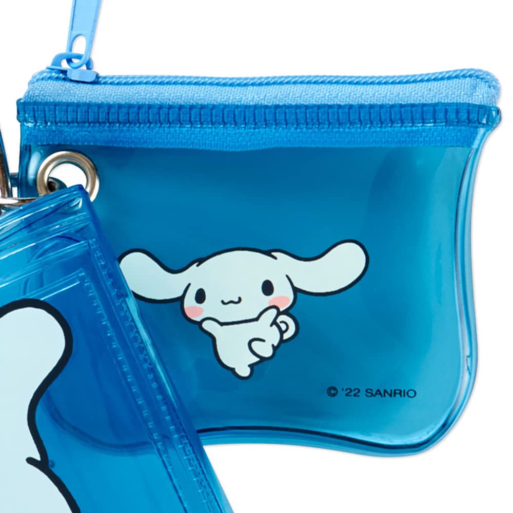 Sanrio 340669 Cinnamoroll Mini Wallet Charm Simple Design Blue Mini Wallet- Japan Figure Store - #1 Bring To You The Best Japanese Goods
