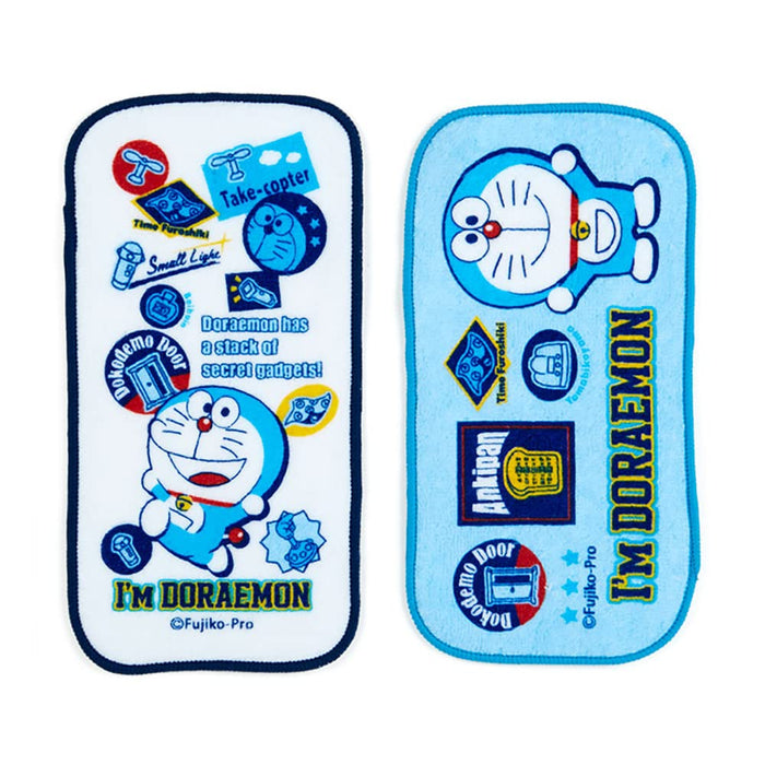 SANRIO Mini Half Towel Set Of 2 Doraemon- Japan Figure Store - #1 Bring To You The Best Japanese Goods