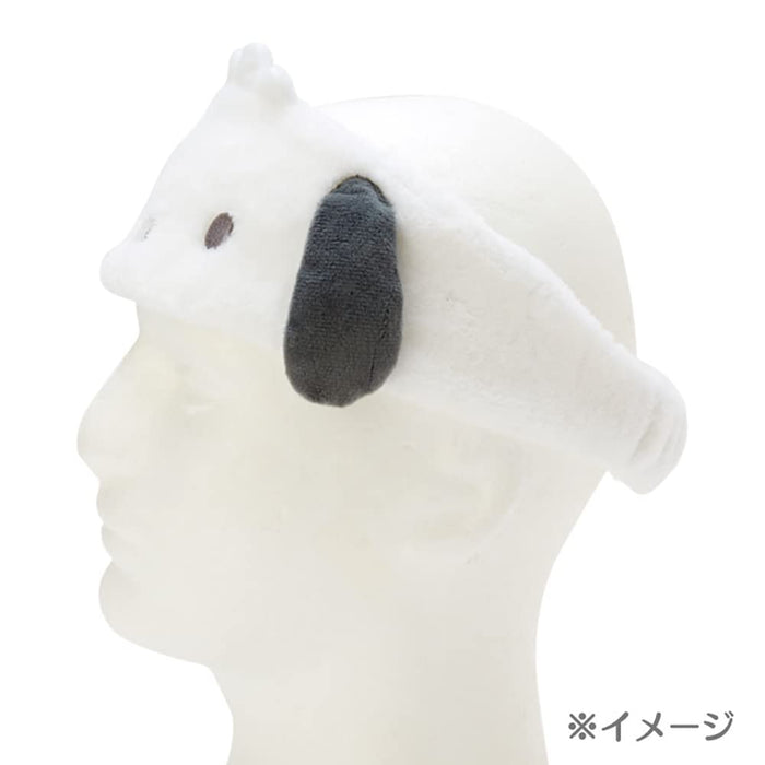 Sanrio Hair Band Hair Turban Headband White Pochakko Pochakko Face Wash Makeup Free Size Girl Character 986208 Sanrio- Japan Figure Store - #1 Bring To You The Best Japanese Goods