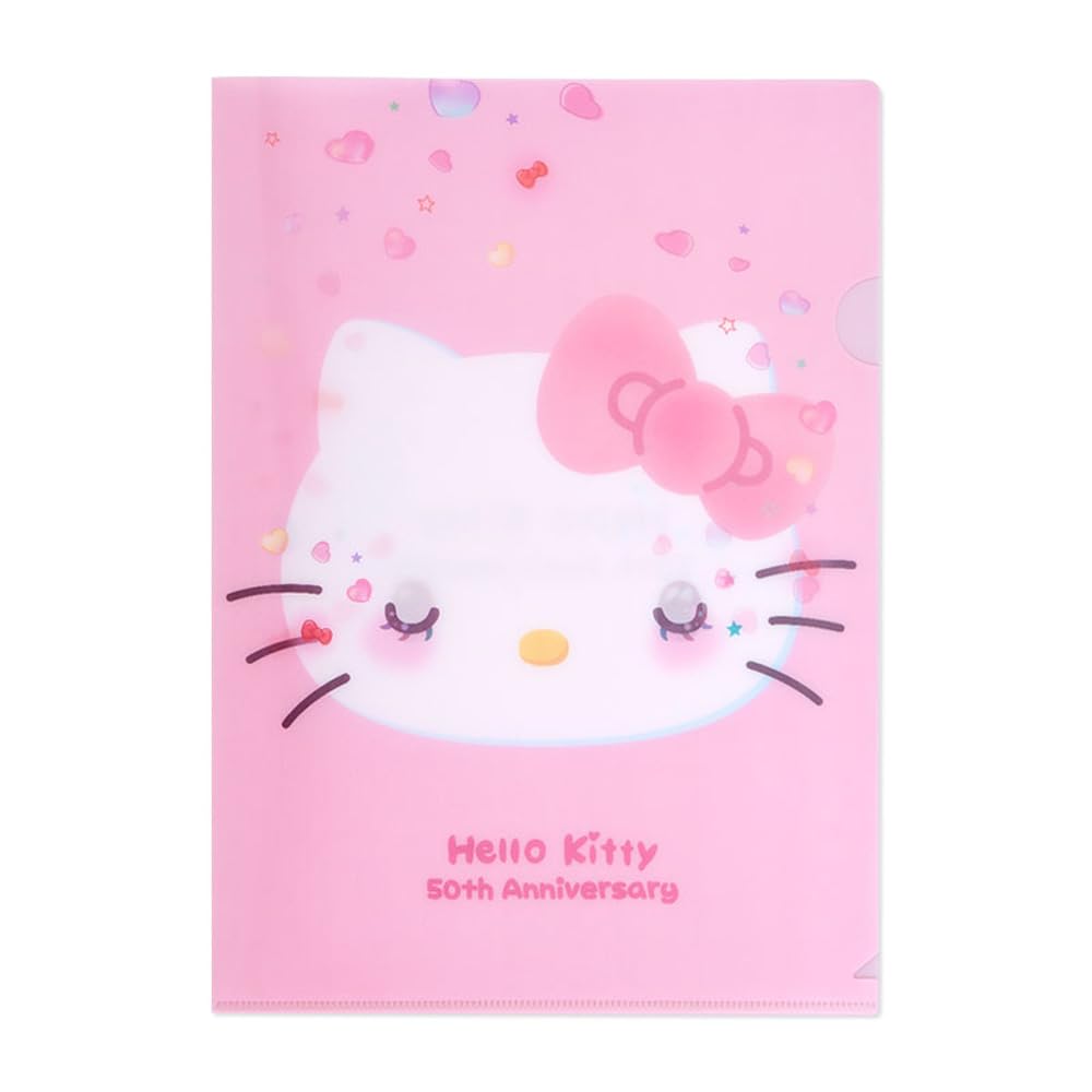 Sanrio Hello Kitty Clear File 50th Anniv The Future In Our Eyes 473553- Japan Figure Store - #1 Bring To You The Best Japanese Goods