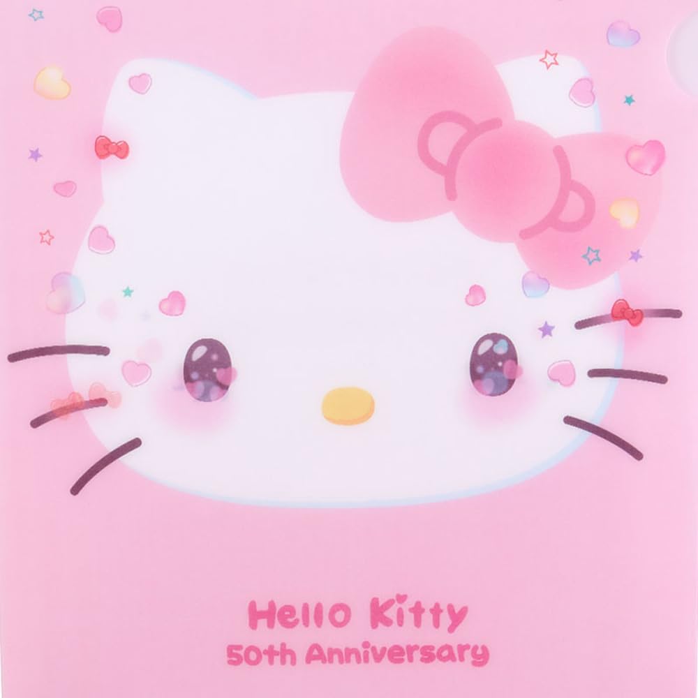 Sanrio Hello Kitty Clear File 50th Anniv The Future In Our Eyes 473553- Japan Figure Store - #1 Bring To You The Best Japanese Goods