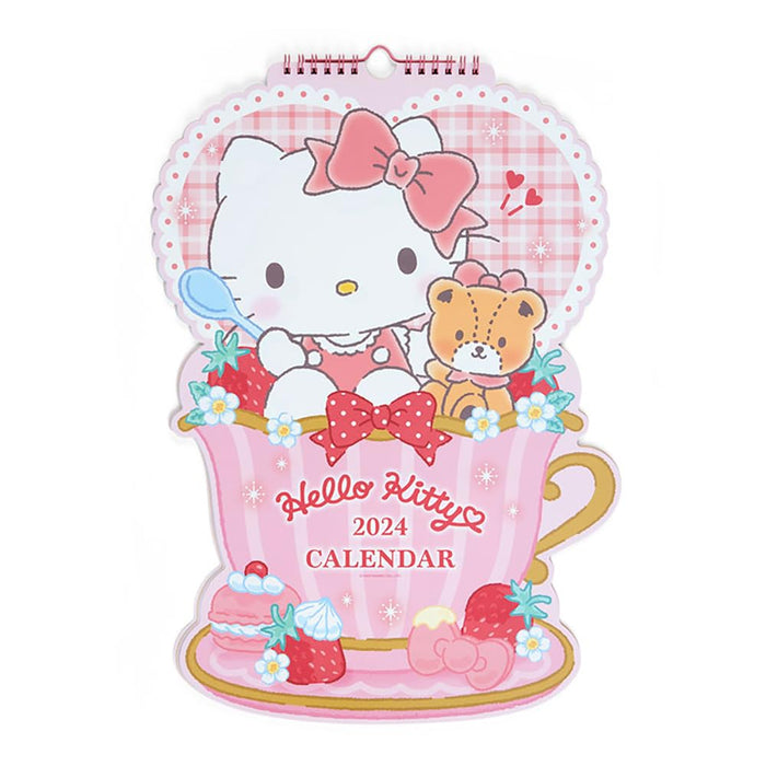 Sanrio Hello Kitty Die Cut Calendar 2024 - Japan 702366- Japan Figure Store - #1 Bring To You The Best Japanese Goods