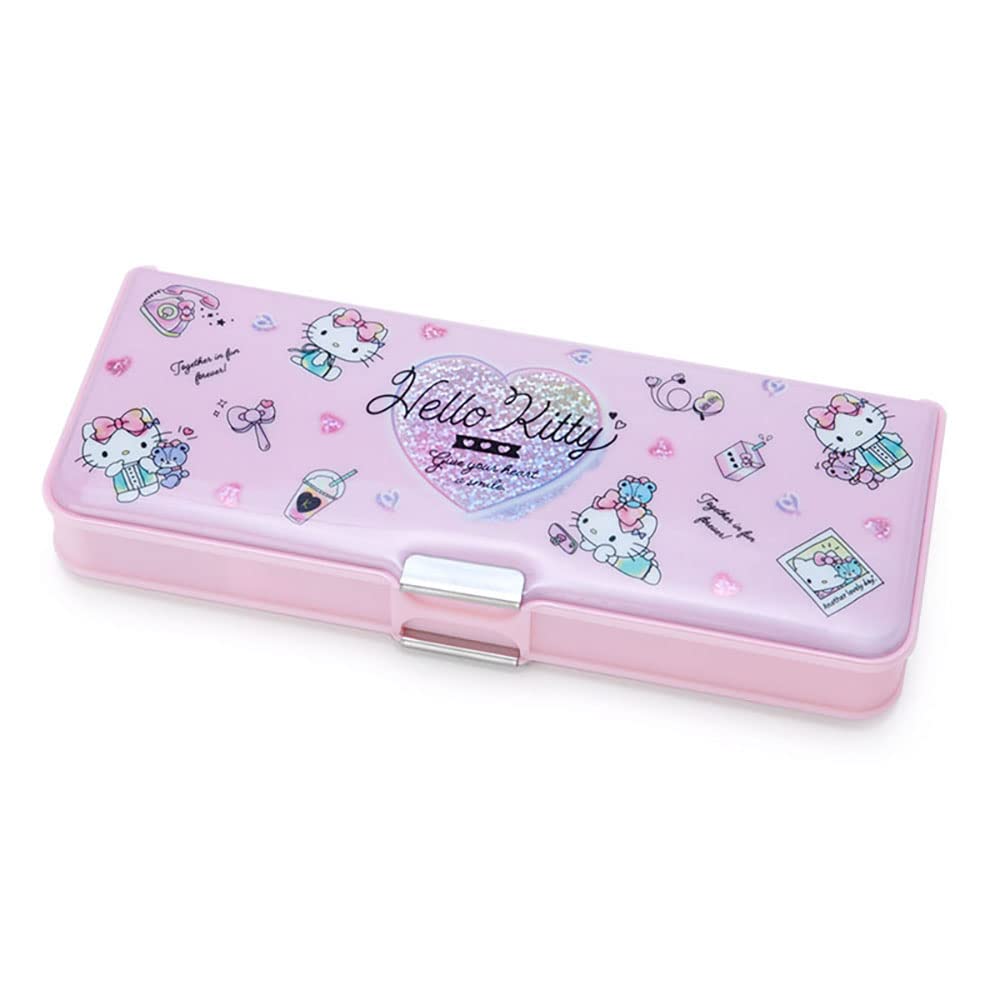 SANRIO Double-Sided Open Pencil Case Hello Kitty- Japan Figure Store - #1 Bring To You The Best Japanese Goods