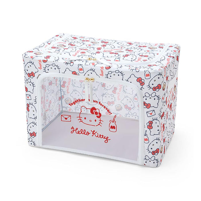 Sanrio Hello Kitty Folding Storage Case Japan 313807 W/ Window- Japan Figure Store - #1 Bring To You The Best Japanese Goods